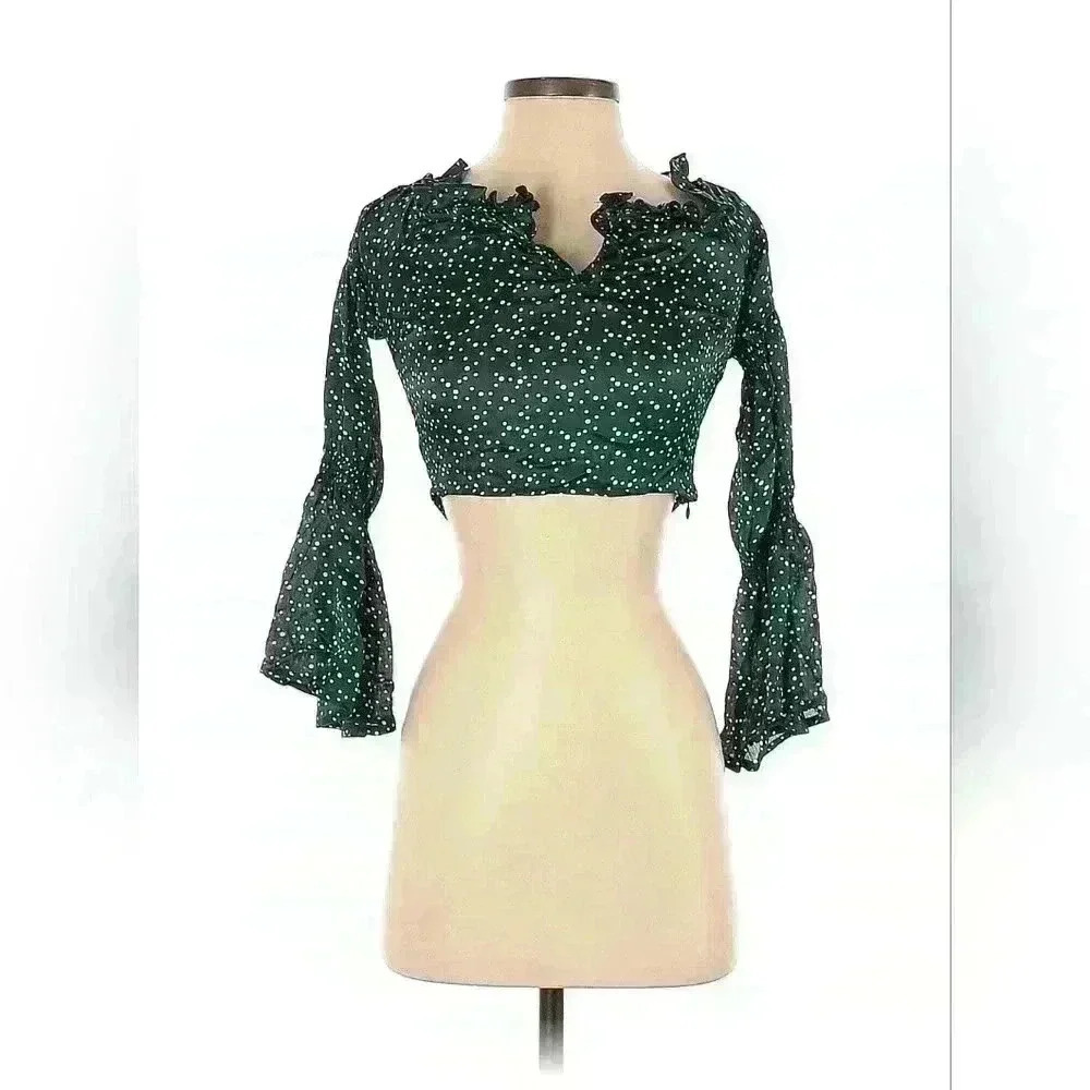 Franco size small long sleeve blouse